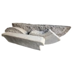 ESCALIER EN PIERRE DE CASSIS GRISE