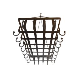 Matériaux d'Antan : PORTE CASSEROLE SUSPENDUE L78