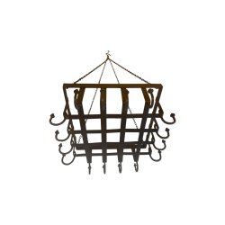 Matériaux d'Antan : PORTE CASSEROLE SUSPENDUE L43