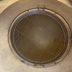 Matériaux d'Antan : BRASERO GRILLE EN FER D130