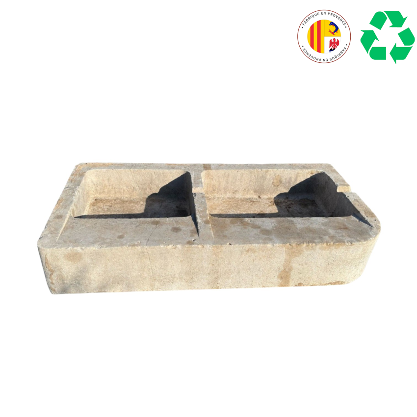 Matériaux d'Antan : GRAND LAVOIR ANCIEN EN PIERRE DE CASSIS L199