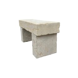 Matériaux d'Antan : BANC EN PIERRE DURE L100