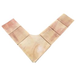 Matériaux d'Antan : ANGLE DE MARGELLE EN TERRE CUITE E3