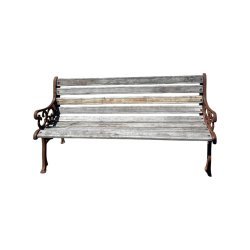 Matériaux d'Antan : BANC BOIS ET FONTE L155