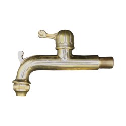 Matériaux d'Antan : ROBINET PORTE-SEAU LAITON 14 CM