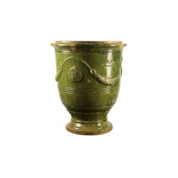 Vase anduze n°1 vert tradition vieilli