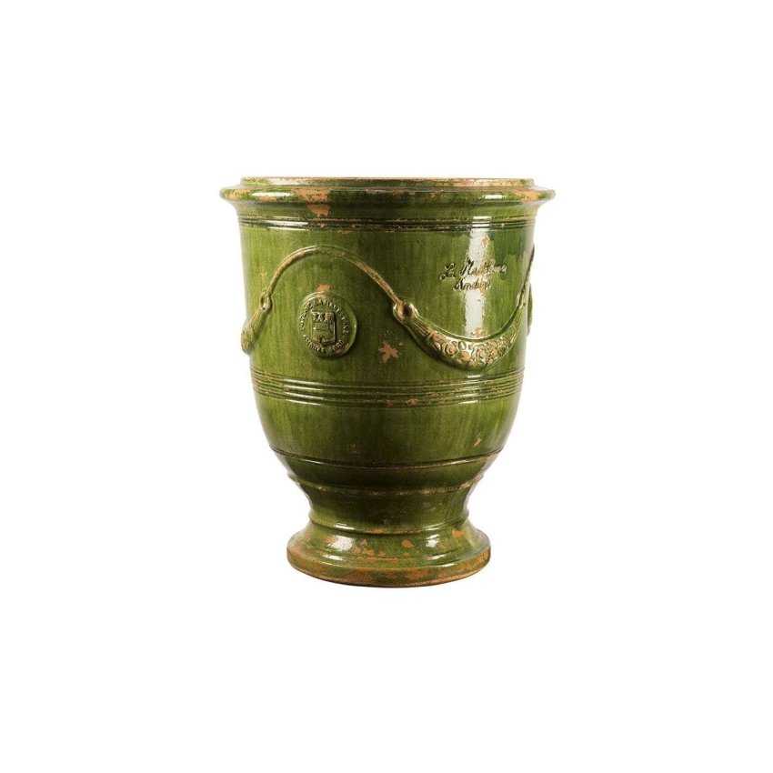 Vase anduze n°1 vert tradition vieilli