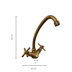 Matériaux d'Antan : ROBINET MELANGEUR LAITON