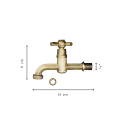 Matériaux d'Antan : ROBINET HEXAGONAL