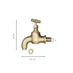 Matériaux d'Antan : ROBINET MODELE GRECIA LAITON