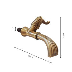 Matériaux d'Antan : ROBINET INCLINE LAME D'EAU