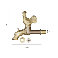 Matériaux d'Antan : ROBINET COQ ET DRAGON
