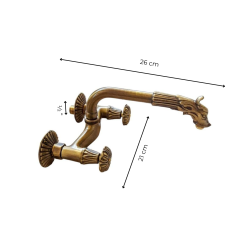 Matériaux d'Antan : ROBINET MELANGEUR DRAGON SUPERIEUR