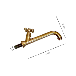 BEC ROBINET INCLINE A VIS 1/2"