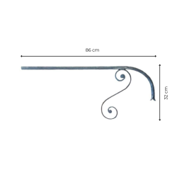 Matériaux d'Antan : BEC PROVENCAL A VOLUTE 22MM