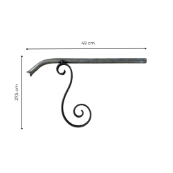 Matériaux d'Antan : PETIT BEC PROVENCAL A VOLUTE 20MM