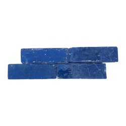Matériaux d'antan : ZELLIGE BLEU 14,5x4,5x2,5