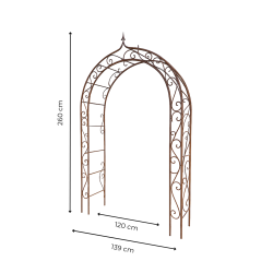 Matériaux d'Antan : ARCHE POINTE FLEUR DE LYS H250