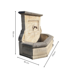 Matériaux d'Antan : FONTAINE À VOLUTES ET CORNICHE H150