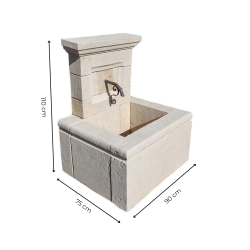 Matériaux d'Antan : PETITE FONTAINE MURALE H110