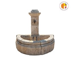 Matériaux d'Antan : FONTAINE MURALE EN PIERRE H144,5