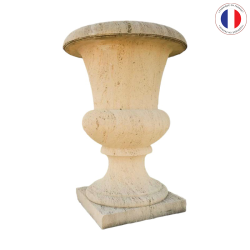 Matériaux d'Antan : VASE MEDICIS EN PIERRE SAVONNIERE H105