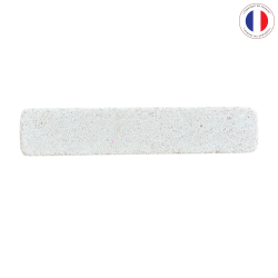 Matériaux d'Antan : BRIQUETTE EN PIERRE 25 X 5 X 5 VIEILLIE AU TAMBOUR