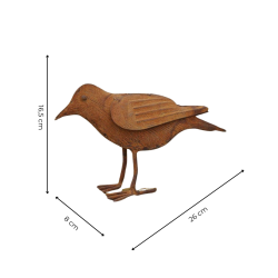 Matériaux d'Antan : OISEAU EN FER H16,5