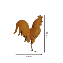 Matériaux d'Antan : COQ EN FER H150