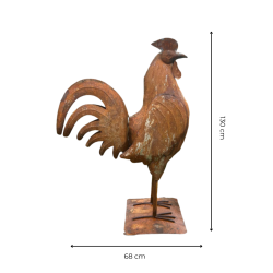 Matériaux d'Antan : COQ EN FER H89