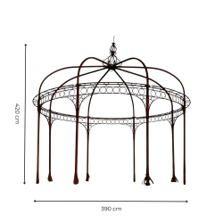 Matériaux d'Antan : KIOSQUE 8 PANS EN FER H420