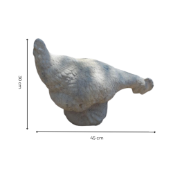 Matériaux d'Antan : STATUE POULE H30