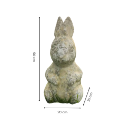 Matériaux d'Antan : STATUE LAPIN H50