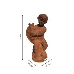 ANGELOT AVEC POISSON FONTE H55