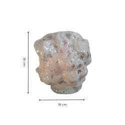 Matériaux d'Antan : TETE ANGE EMAILEE GRANDE