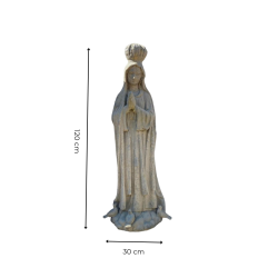 Matériaux d'Antan : STATUE DE LA VIERGE COURONNE GM