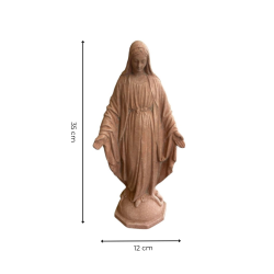 Matériaux d'Antan : STATUE DE LA VIERGE BRAS OUVERTS H34