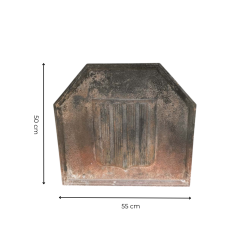 PLAQUE DE CHEMINEE BLASON H50
