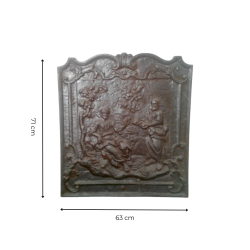 Matériaux d'Antan : PLAQUE DE CHEMINEE JESUS H71