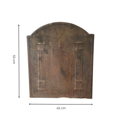 Matériaux d'Antan : PLAQUE DE CHEMINEE FONTE H53