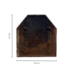 Matériaux d'Antan : PLAQUE DE CHEMINEE FONTE
