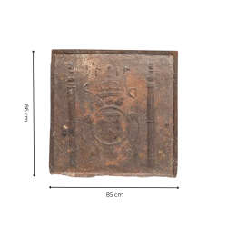Matériaux d'Antan : PLAQUE DE CHEMINEE EN FONTE H86