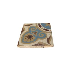 Matériaux d'Antan : LOT DE CARREAUX CIMENT A MOTIF (4M2)