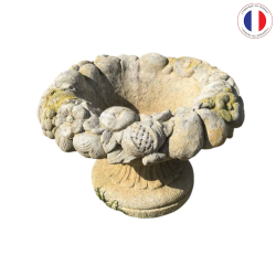 Matériaux d'Antan : VASQUE FLEURS ET FRUITS