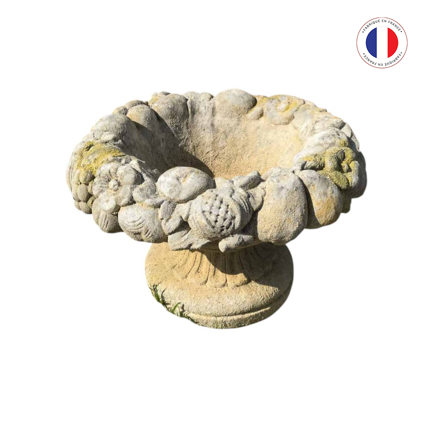 Matériaux d'Antan : VASQUE FLEURS ET FRUITS