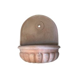 Matériaux d'antan : PETITE FONTAINE EN TERRE CUITE MURALE