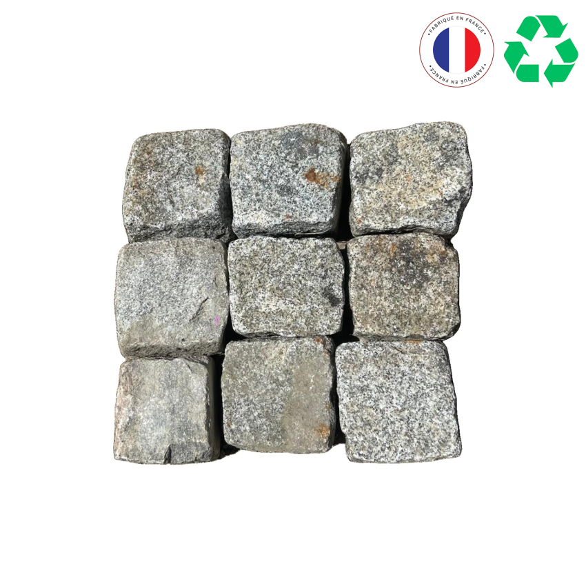 Matériaux d'Antan : PAVE EN GRANIT ANCIEN 15X15