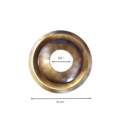 ROSACE SIMPLE RONDE 8 CM - 3/4"