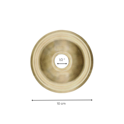 ROSACE SIMPLE RONDE 10 CM - 1/2"