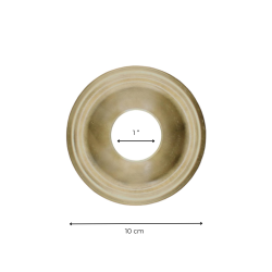 ROSACE SIMPLE RONDE LAITON 10CM